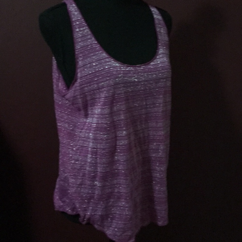 Razorback tank- sparkling purple